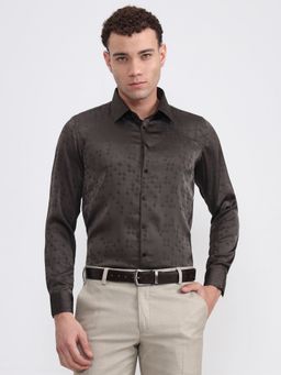 Wyre - Men's Grey Printed Shirt