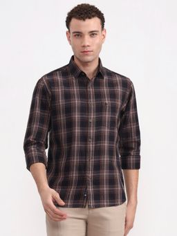 Greenfibre - Men's Slim Fit Checked Casual Shirt
