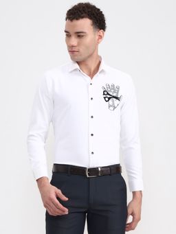 Wyre - Men's Slim Fit White Shirt