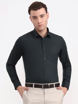 JadeBlue - Youth Men's Bottle Green Formal Shirt