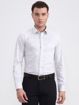 JadeBlue - Youth Men's Slim Fit Printed Formal Shirt