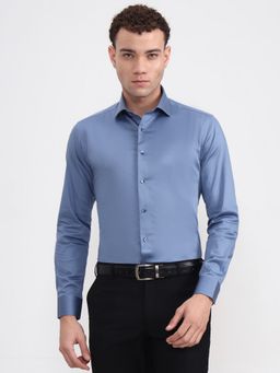 Wyre - Sea Blue Solid Shirt