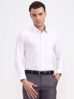 JadeBlue - Youth Men's Slim Fit Stripe Formal Shirt