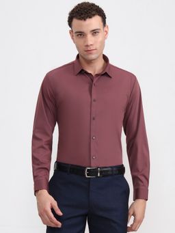 Wyre - Mauve Solid Shirt