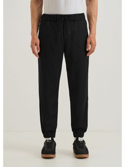 Banana Club - Polyester Aristo Seacrust Black Joggers