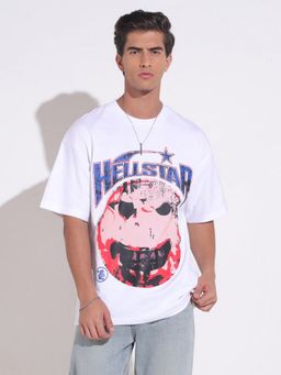 SHOWOFFFF - Graphic Printed White T-Shirt