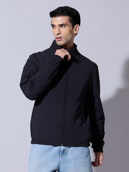 SHOWOFFFF - Black Zip-Up Bomber Reversible Jacket