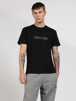 Calvin Klein - Black Logo Slim Fit Cotton T-Shirt