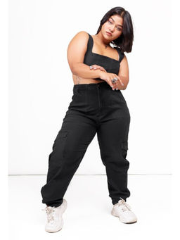 FREAKINS - Black Cargo Utility Pants