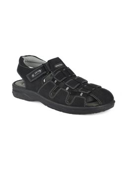 Bata - Solid Black Sandals