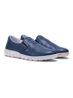 WOODLAND - Men Navy Blue Slip On Loafers for Mens