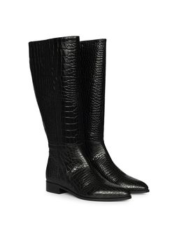 Saint G - Womens Black Vintage Leather Casual Boots