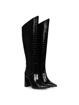 Saint G - Womens Black Vintage Leather Casual Boots