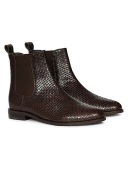 Saint G - Womens Brown Vintage Leather Chelsea Boots