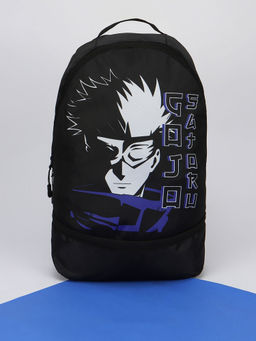 Bewakoof - Unisex Black Inevitable Gojo Small Backpack