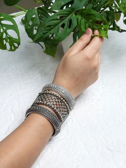 Teejh - Chandini Stacked Bracelet (Set Of 3)