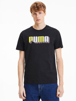 Puma - CELEBRATION Graphic Mens Black T-Shirt