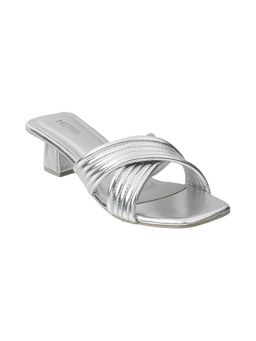 Metro - Plain Silver Heels