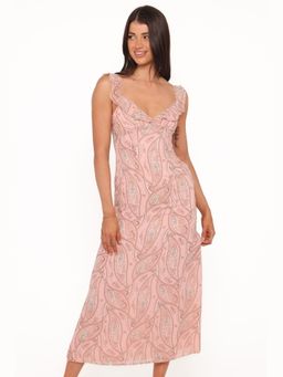 Petal & Pup - Peach Jarvis Floral Midi Dress