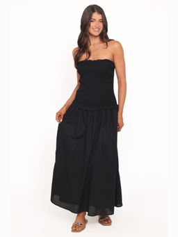Petal & Pup - Black Bea Solid Maxi Dress