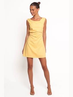 Petal & Pup - Yellow Cielo Solid Mini Dress