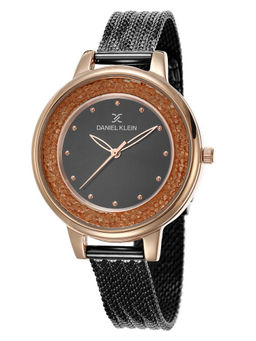 Daniel Klein - Analog Black Dial Women's Watch-DK.1.12404-7