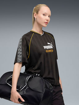 Puma - King Relaxed Moisture-Wicking Black Football T-Shirt