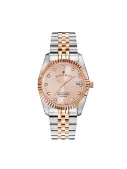 Jacques Du Manior - Inspiration Swiss Made Analogue Pink Round Dial Womens Watch- Nro.33