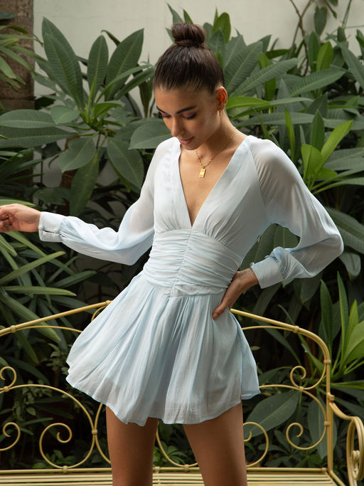 Buy IT GIRL Meet Cute Dress-Blue Online