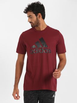 adidas - M Fr Lg T Red Walking T-shirt
