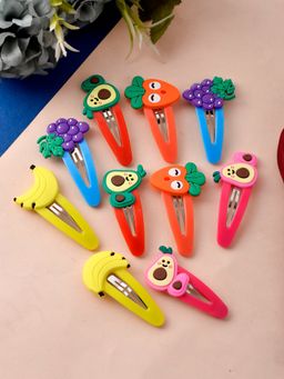 Silvermerc Designs - Multi-Color Tic Tac Hair Clips (Set of 10)