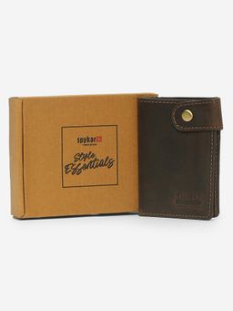 Spykar - Men Leather Solid Brown Wallet