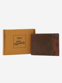 Spykar - Men Leather Solid Brown Wallet