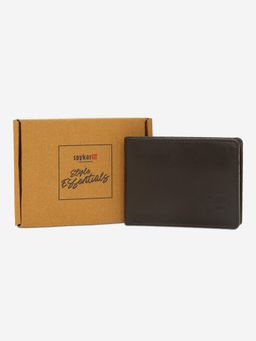 Spykar - Men Leather Solid Brown Wallet