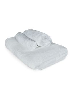 Heelium - Bamboo Towel, Soft, Odour Free, White (Set of 3)