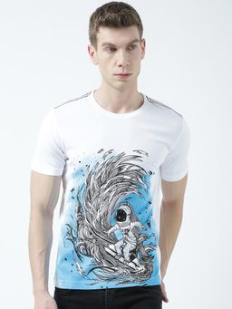 Huetrap - Mens White Short Sleeve T-Shirt