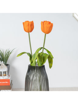 HomeTown - Faux Tulip Flower, Orange