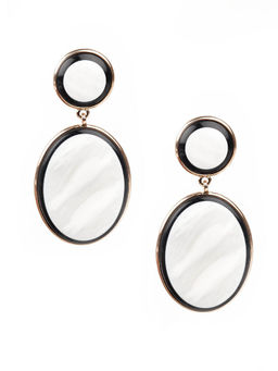 Odette - Women White Dangler Earrings