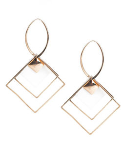 Odette - Women Classy Gold Dangler Earrings