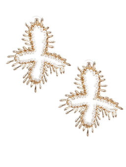Odette - Women Sunshine White Stud Earrings