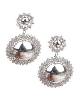Odette - Women Sunshine Silver Color Dangler Earrings