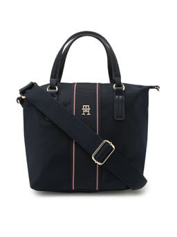 Tommy Hilfiger - Solid Blue Nylon Handbag