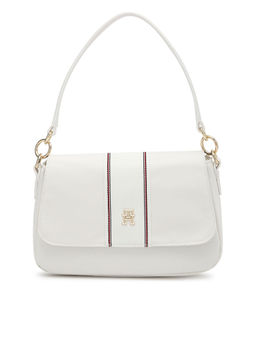 Tommy Hilfiger - Solid White Nylon Sling Bag
