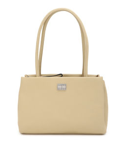 Tommy Hilfiger - Solid Beige Pu Shoulder Bag