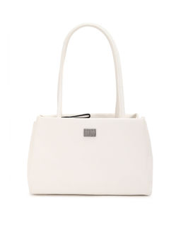 Tommy Hilfiger - Solid White Pu Shoulder Bag