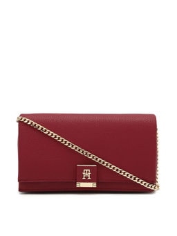 Tommy Hilfiger - Solid Red Pu Sling Bag