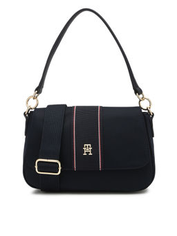 Tommy Hilfiger - Solid Blue Nylon Shoulder Bag