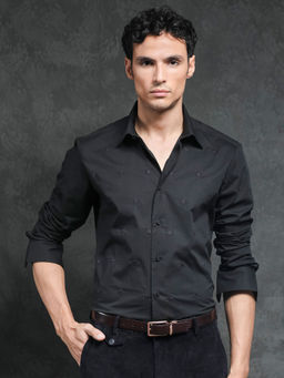 Rare Rabbit - Roser Black Floral Shirt