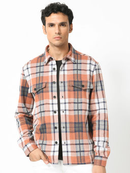 Rare Rabbit - Bello Rust Checks Jacket