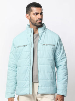 Rare Rabbit - Beylor Pastel Blue Solid Jacket
